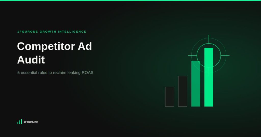 Competitor ad audit: 5 essential rules to reclaim leaking ROAS