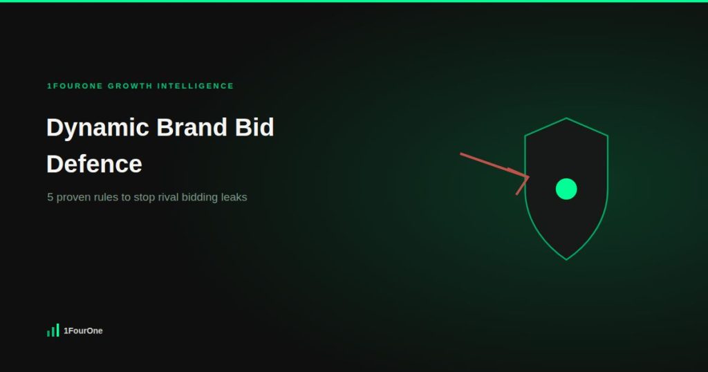 Dynamic brand bid defence: 5 proven rules to stop rival bidding leaks
