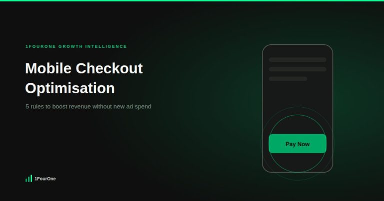 Mobile checkout optimisation: 5 rules to boost revenue