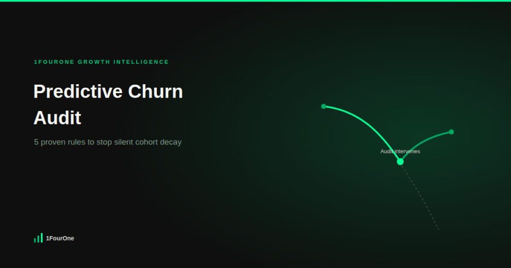 Predictive churn audit: 5 proven rules to stop silent cohort decay