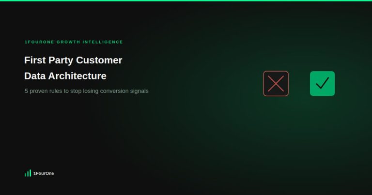 First party customer data architecture: 5 proven rules to stop losing conversion signals