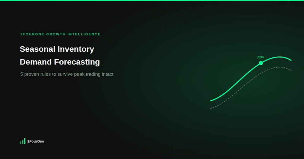 Seasonal inventory demand forecasting: 5 proven rules to survive peak trading intact
