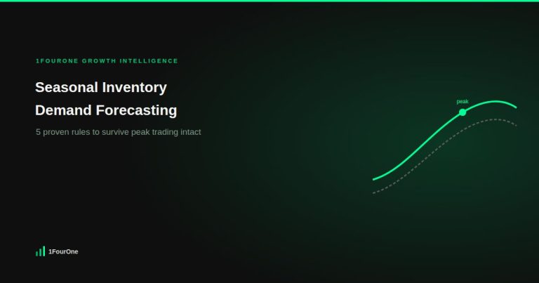 Seasonal inventory demand forecasting: 5 proven rules to survive peak trading intact